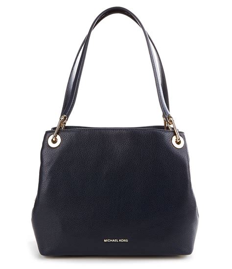 michael kors raven tote black|mk raven shoulder bag.